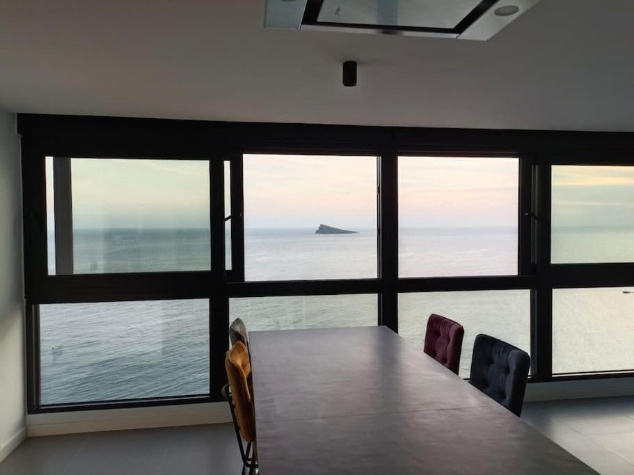貝尼多姆Estupendo Apartamento En Planta 22. 1ª Linea.公寓 外观 照片