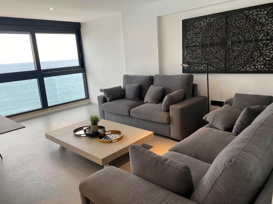 貝尼多姆Estupendo Apartamento En Planta 22. 1ª Linea.公寓 外观 照片