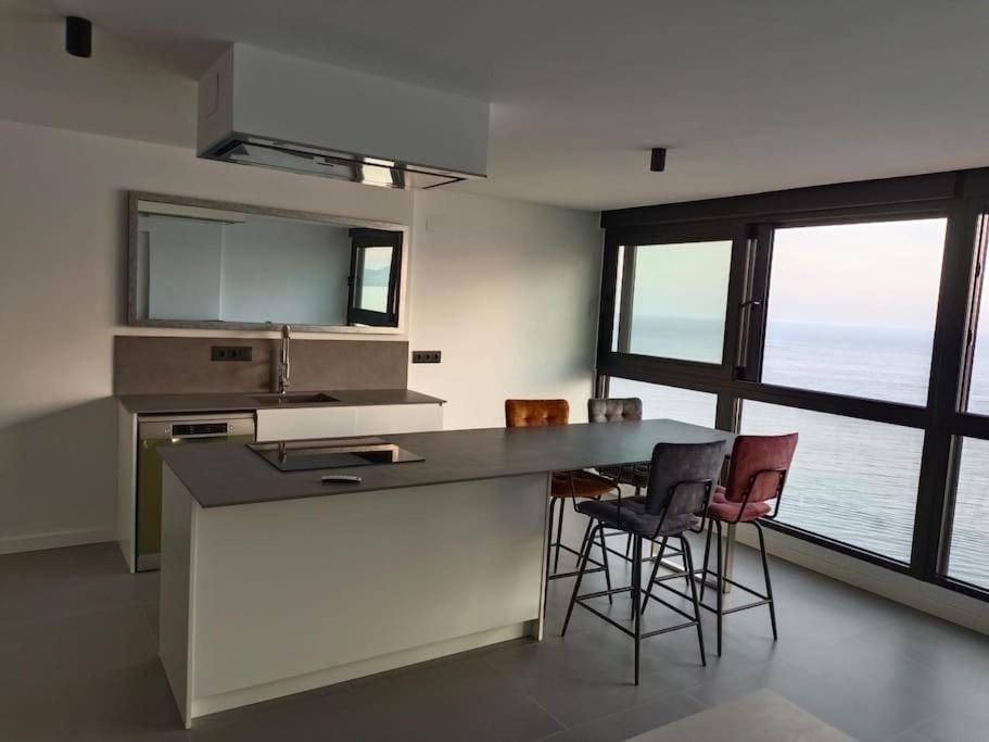 貝尼多姆Estupendo Apartamento En Planta 22. 1ª Linea.公寓 外观 照片